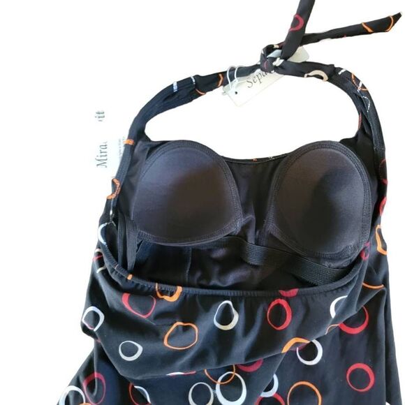 Miraclesuit 2 Peice Tankini Womens SZ 8 High Rise NWT Slimming - Picture 3 of 10